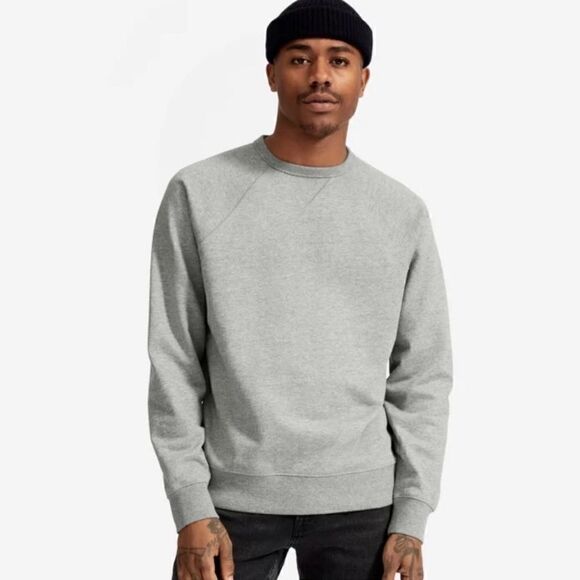 Everlane The French Terry Crew Neck Sweater - Picture 2 of 9